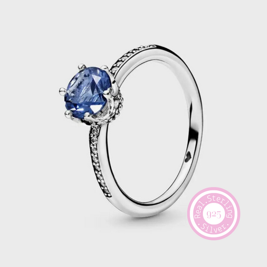 Blue Water Lilly - Ring