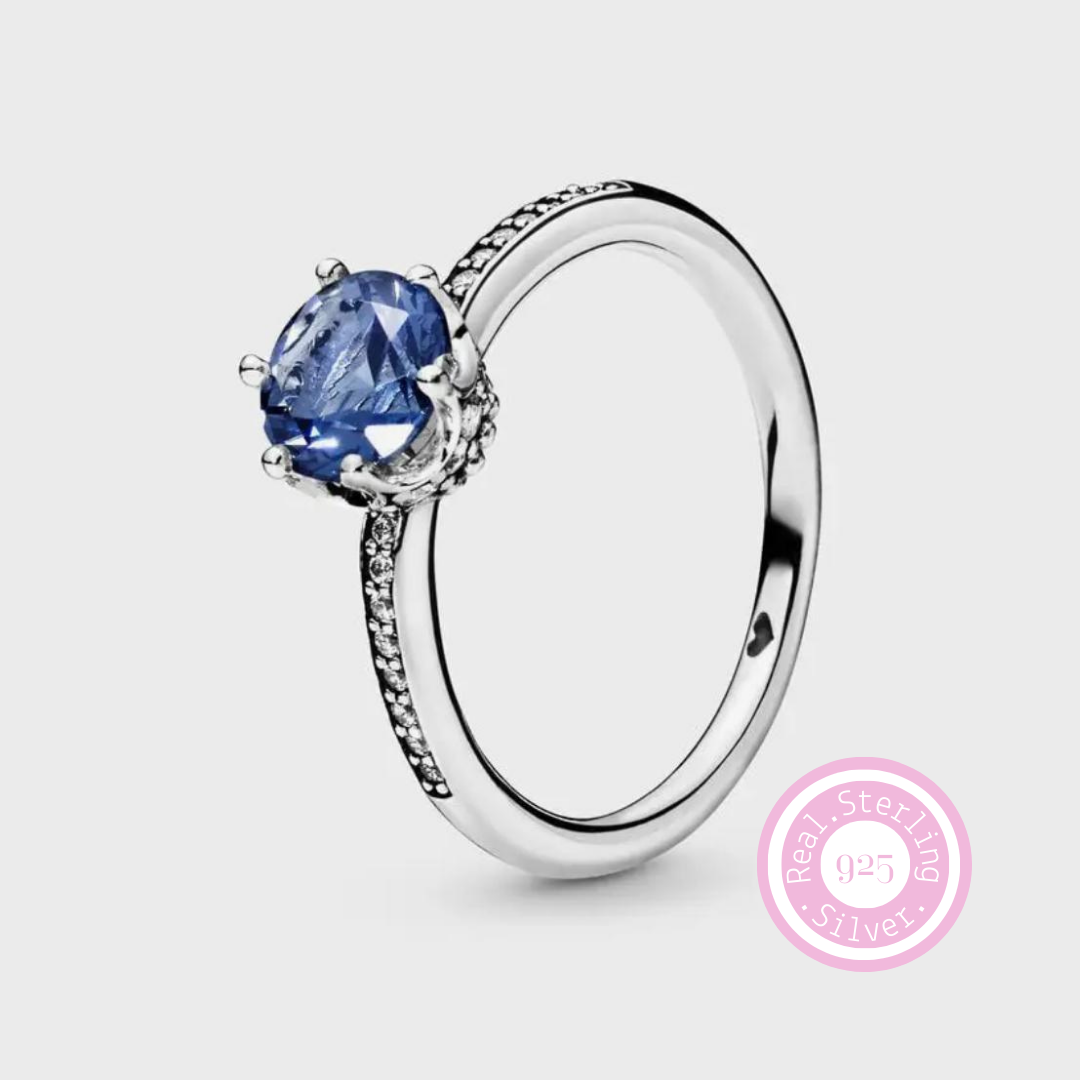 Blue Water Lilly - Ring